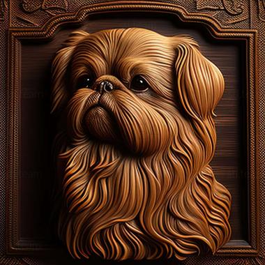 3D model Pekingese dog (STL)